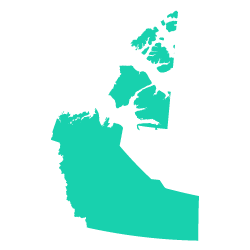 Silhouette of Northwest Territories